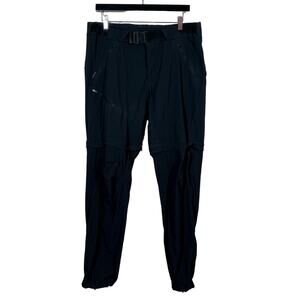 Decathlon Quechua Hiking Convertible Pants Athletic Black - 36x34